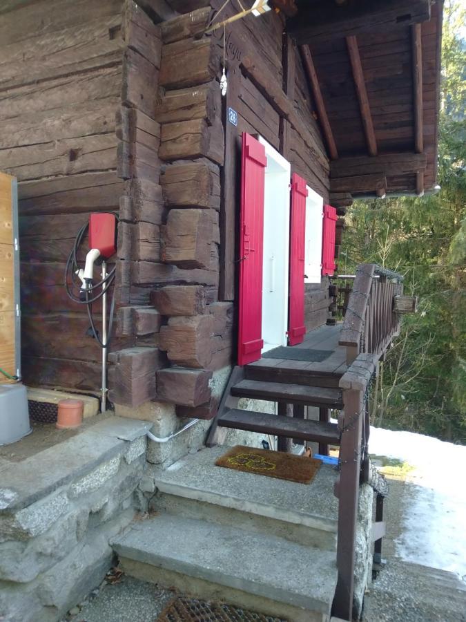 Petit Chalet Rustique Et Bucolique Bovernier Exteriér fotografie