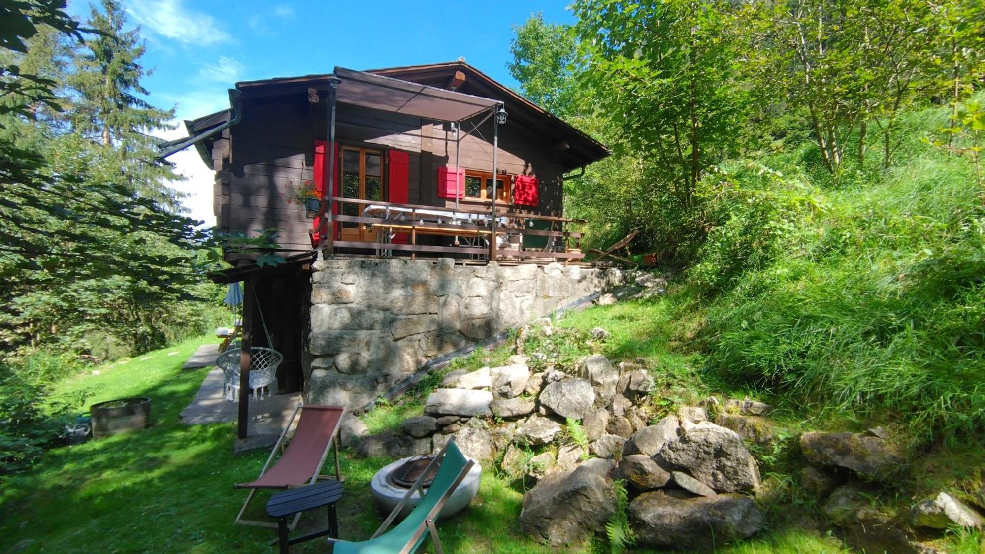 Petit Chalet Rustique Et Bucolique Bovernier Exteriér fotografie
